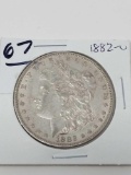 1882O Morgan dollar XF