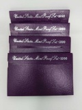 4 US Mint Proof Sets: (2) 1990, (2) 1993