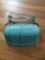 Vintage Turquoise Blue Clamp-On Lamp