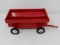 Red Metal Toy Farm Wagon