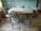 Vintage Kitchen Set: Table with 5 Chairs