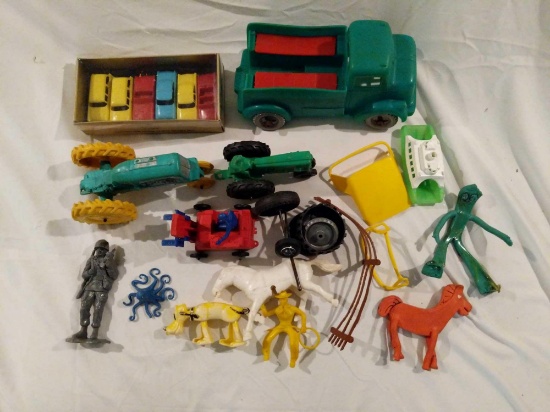 Vintage Plastic Toys Lot
