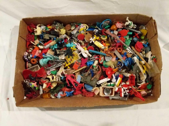Large Grouping of Prize Plastic Figures and Toys