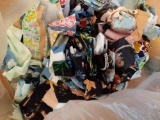 Large Grouping of Fabric Scraps