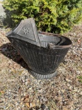 Galvanized Coal Scuttle