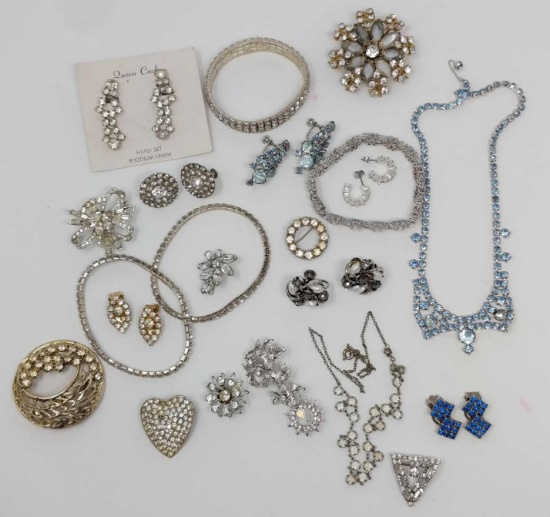 Rhinestone Jewelry Lot