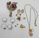 Costume Jewelry and Sterling Rings