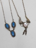 Two Southwestern Sterling Necklaces