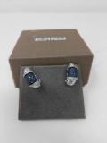 EFFY Sapphire and Sterling Earrings