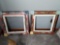 Two Hand Made Frames