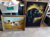 Two Dog Paintings