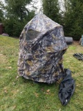 Camouflage Blind with Folding Chair