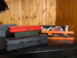 Gun Cleaning Kits and Green Metal Locking Box