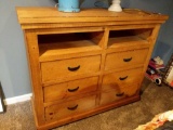 6-Drawer Dresser, Barn Wood Style