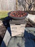 Patio Fire Pit with Propane Tank