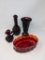Avon 1876 Cape Cod Collection Vase, Decanter, Cruet and Bicentennial Bowl