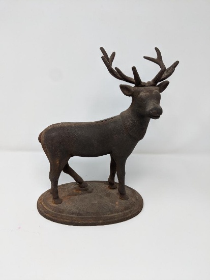 Cast Iron Stag Bank