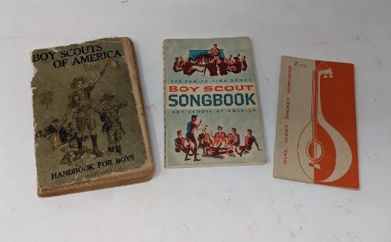Boy Scout Handbook & Songbook and Girl Scout Songbook