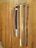 Belts Lot, Most Leather