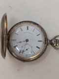 American Watch Co. Pocket Watch, Coin silver hunting case, key wind