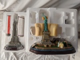 Danbury Mint Statue of Liberty and Empire State Building Replicas