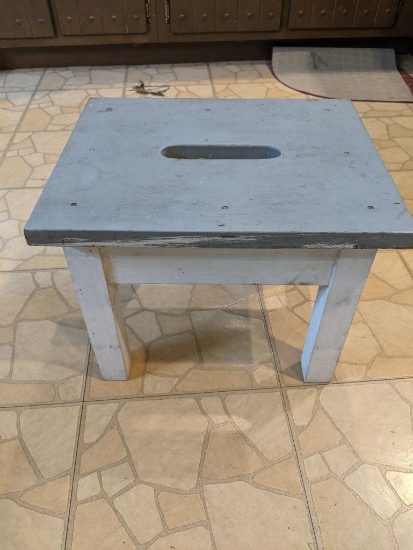Small Wooden Painted Step Stool