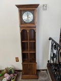 Butler Tall Case Clock with Display Shelves