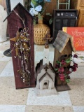 Three Country Birdhouses