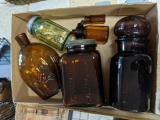 Colored Glass Bottles & Jars