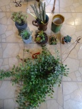 Decorative Artificial Plants, Planters