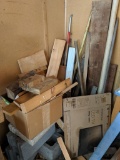 Wood Scraps, Cinder Blocks, etc - Garage Corner Lot