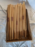 10 Pairs of JOJO Drum Sticks, Wood Tips