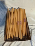 10 Pairs of JOJO Drum Sticks, etc., Wood Tips