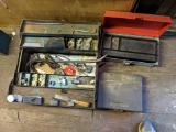 Tool Boxes with Contents and Craftsman Soldering Gun