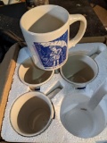 2 Boxes of Morton's Salt Advertising Mugs