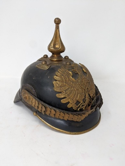 Officer's WWII German "Pickelhaube" Spiked Helmet