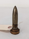 Trench Art Paperweight Made from 50mm Shell