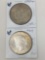 1880-O Morgan Silver Dollar UNC, 1924 Peace Silver Dollar BU