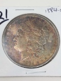 1884-O Toned BU Morgan Dollar