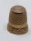 10K Yellow Gold and Gold-Filled Thimbles