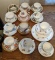 Grouping of Bone China Cups & Saucers