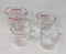 4 Pyrex Measuring Cups with Spouts