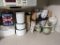 Tea Pots, Lenox Vase, China Cups, Canisters, Tea Tin, Frankoma Pottery, etc.