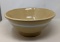 Large Yellowware Mixing Bowl with White Band, 15.25