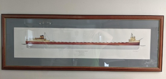 Framed Print "S.S. Edmund Fitzgerald"