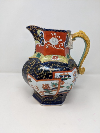 Mason's Ironstone Imari Style China Pitcher