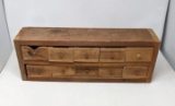 Wooden Cabinet Box with 10 Drawers
