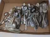 Silver Plate Flatware Grouping