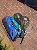 Tennis Rackets with Cases