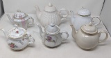 6 Tea Pots